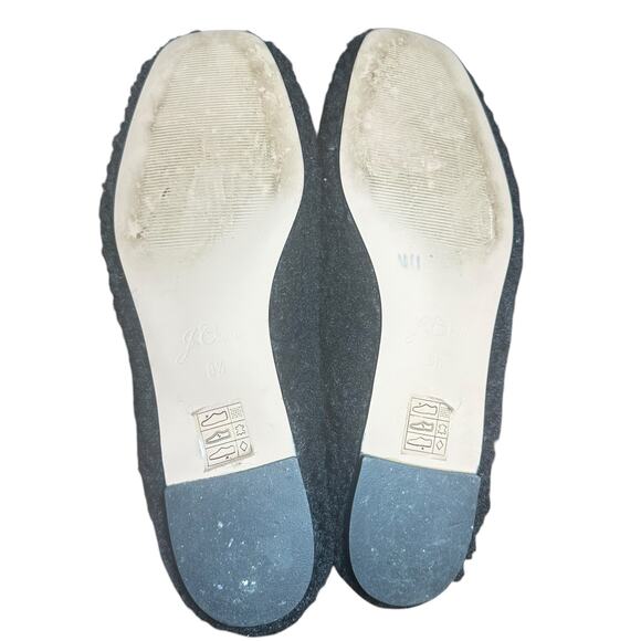 J. Crew Sherpa Flats with Elastic in Black - Size 8.5 - Picture 8 of 11